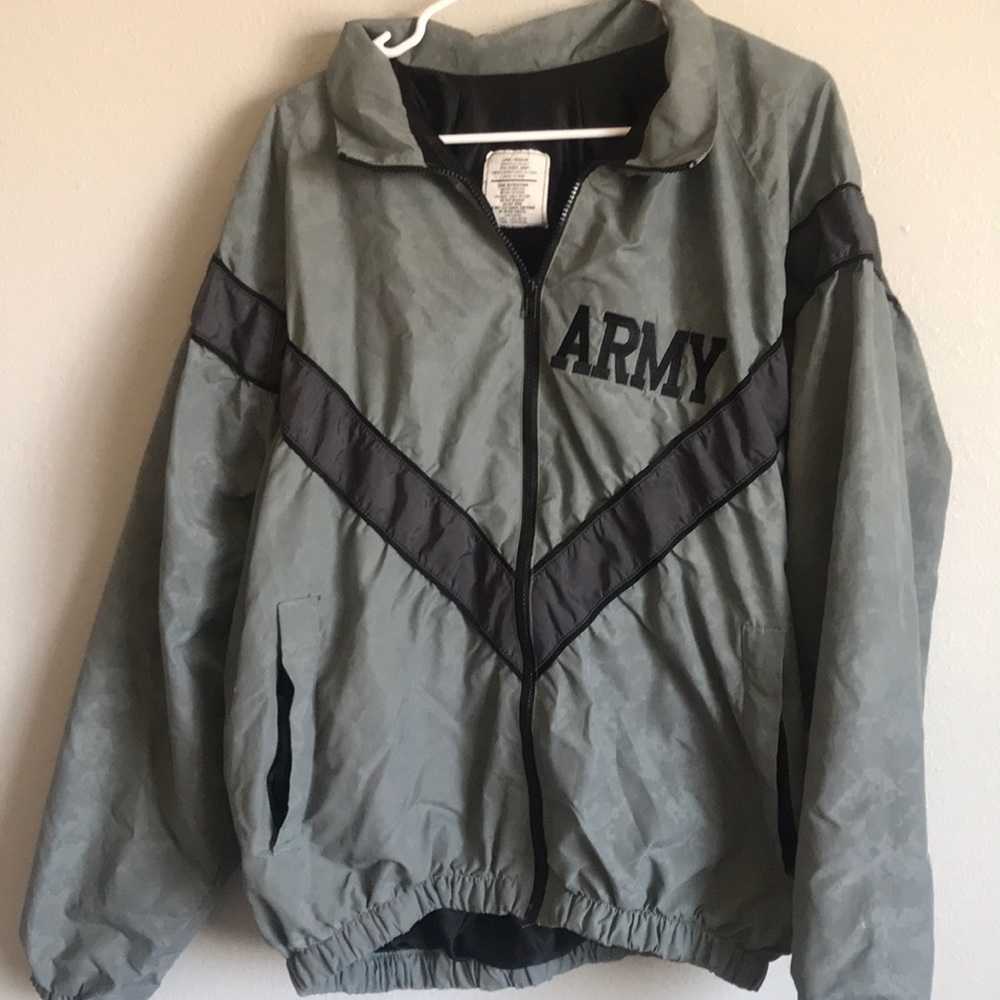 U.S. Army Gray and Black Military Jacket